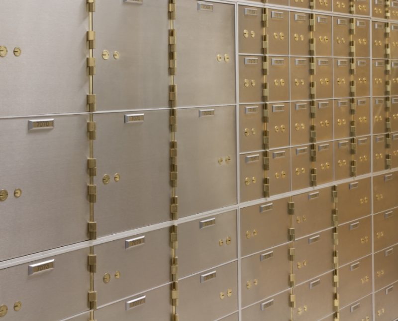 credit unions with safe deposit boxes near me